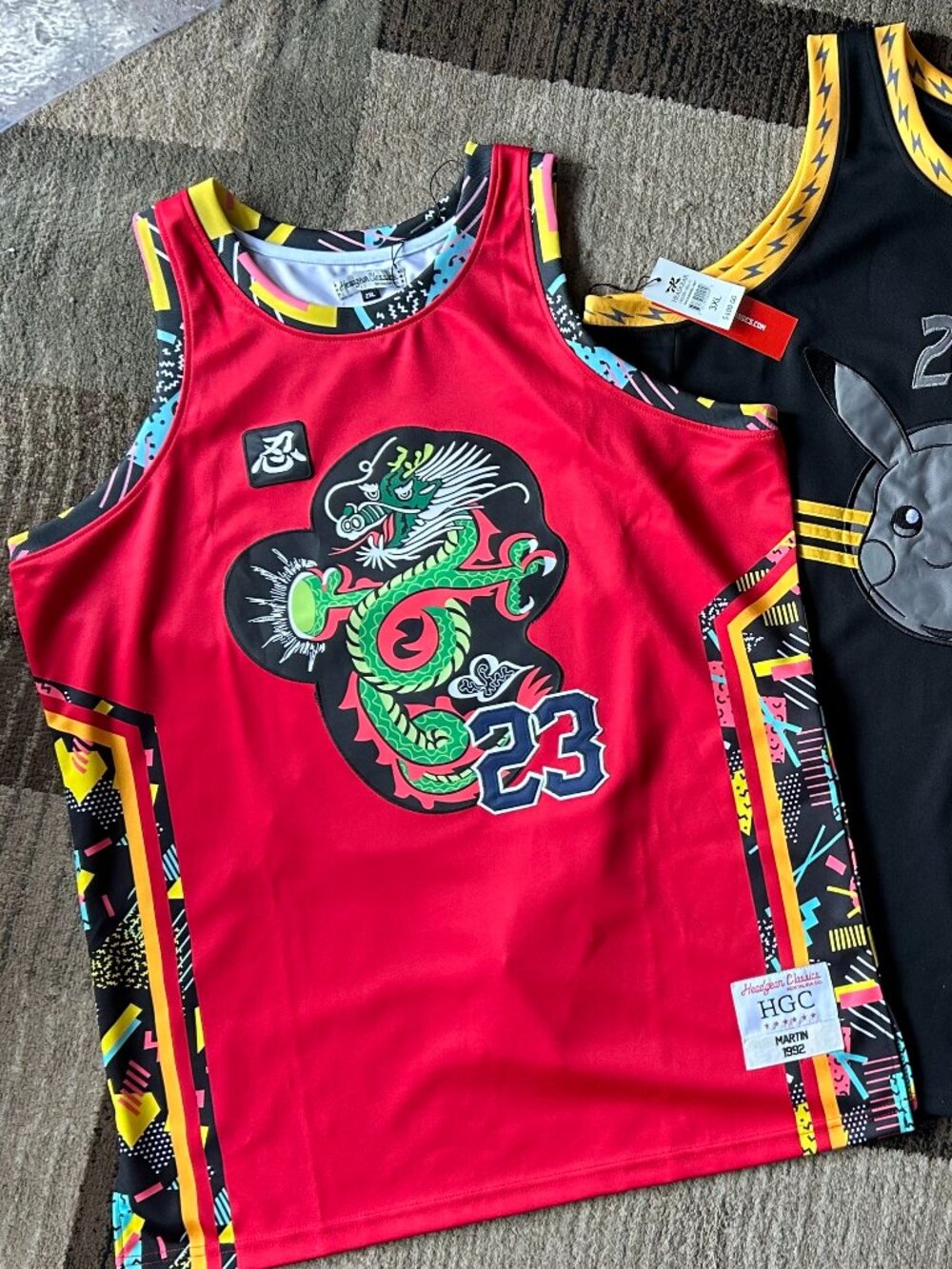*3PC JERSEY LOT* - HEADGEAR CLASSICS Streetwear Nostalgia Tank Jerseys
